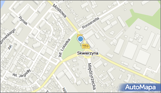 Pomnik Władysława Jagiełło, Poznańska 1A, Skwierzyna 66-440 - Pomnik, Obelisk, Tablica pamiątkowa