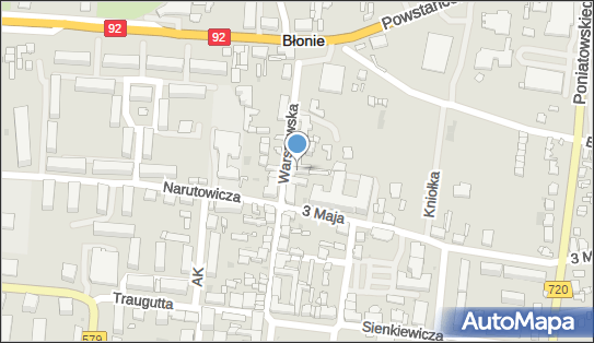 Handel Obwoźny, Warszawska 18, Błonie 05-870 - Przedsiębiorstwo, Firma, NIP: 5291209002
