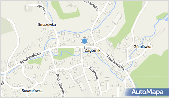 Kiosk Ogólnospożywczy, ul. ks. Leszka Solakiewicza 72A, Zagórnik 34-120 - Przedsiębiorstwo, Firma, numer telefonu, NIP: 5511539056