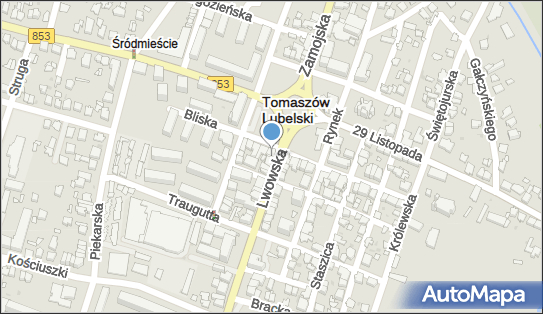 Kiosk Ruch, ul. Lwowska NN, Tomaszów Lubelski 22-600 - Przedsiębiorstwo, Firma, NIP: 9211158837