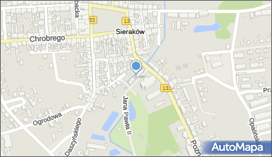 Mapa Przeds Usług Geodezyjnych i Kartograficznych, Sieraków 64-410 - Przedsiębiorstwo, Firma, numer telefonu, NIP: 5951130176
