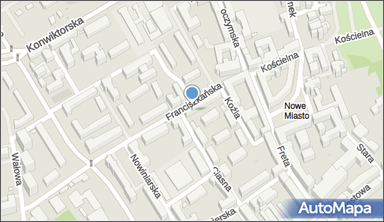 PPHU Nimfa, Franciszkańska 3, Warszawa 00-233 - Przedsiębiorstwo, Firma, numer telefonu, NIP: 5261010804