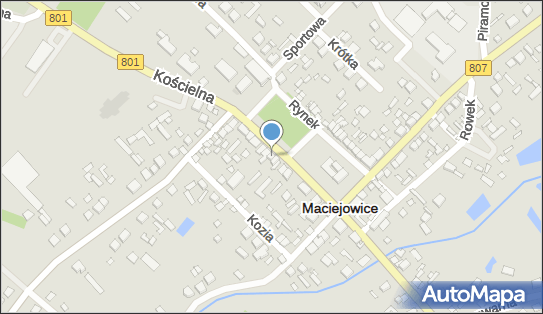 w Maciejowicach, Rynek 27, Maciejowice 08-480 - Przedsiębiorstwo, Firma, NIP: 8261083466