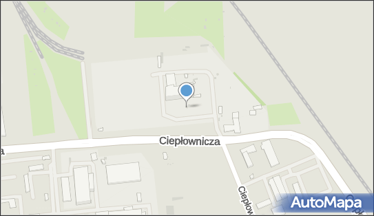 Przeszkoda lotnicza, Komin Ciepłowni Miejskiej - 100m, Wieluń - Przeszkoda lotnicza