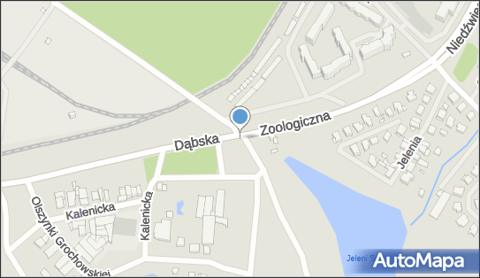 Kontrola Policji, pomiar prędkości, Dąbska / Zoologiczna / Sowia 70-791 - Radar, Kontrola