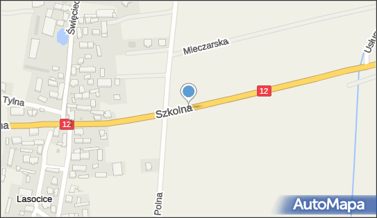 srebrny VW Passat PL28514 i czarna Śkoda Octavia PL28511, Lasocice 64-100 - Radiowóz z kamerą