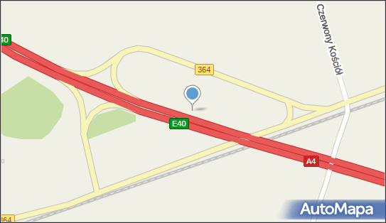 zjazd na Legnice, A4E40, Czerwony Kościół - Radiowóz z kamerą