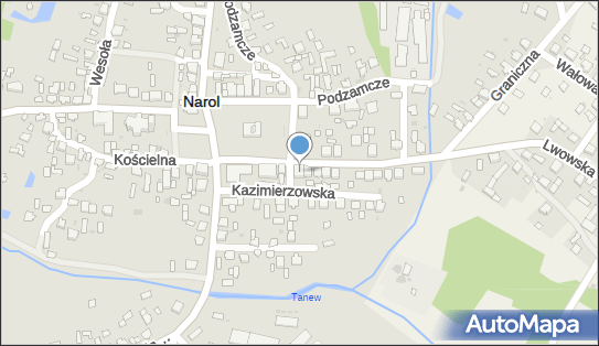 Sakra, Rynek 2, Narol - Restauracja