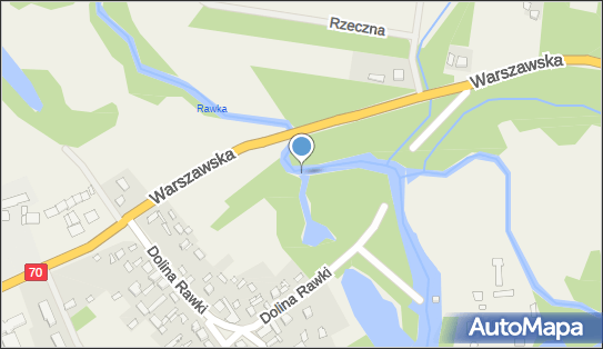 Rzeka Rawka, Kamion, Kamion 96-330 - Rezerwat przyrody