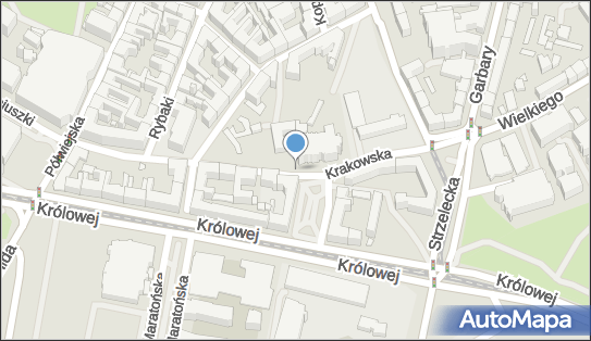 Stare Miasto, Krakowska 17a, Poznań 61-889 - Rowery - Trasa, Ścieżka