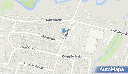 Trasa, Ścieżka Rowery, Chopina Fryderyka, Wejherowo 84-200 - Rowery - Trasa, Ścieżka
