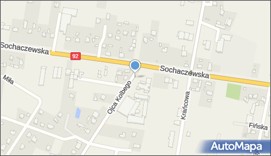 Trasa, Ścieżka Rowery, o. Maksymiliana Marii Kolbego, Paprotnia 96-515 - Rowery - Trasa, Ścieżka