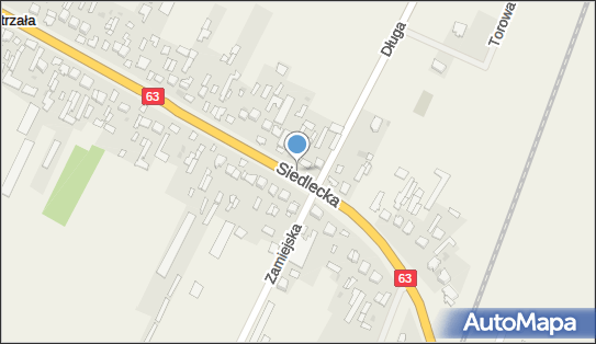 Trasa, Ścieżka Rowery, Siedlecka, Strzała 08-119 - Rowery - Trasa, Ścieżka