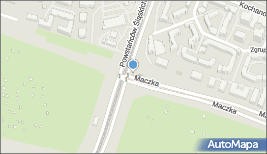 Trasa, Ścieżka Rowery, Maczka Stanisława, gen., Warszawa 01-730 - Rowery - Trasa, Ścieżka