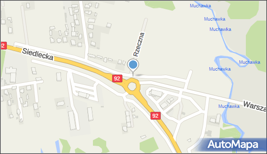 Trasa, Ścieżka Rowery, Rondo Bohaterów Bitwy pod Iganiami92 08-103 - Rowery - Trasa, Ścieżka