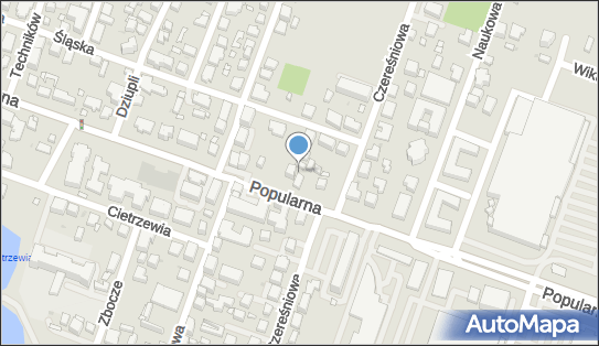 Trasa, Ścieżka Rowery, Popularna 57, Warszawa 02-473 - Rowery - Trasa, Ścieżka