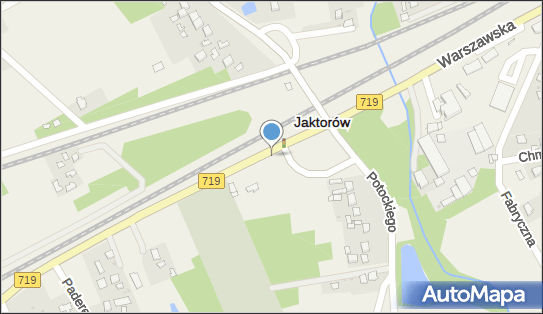 Trasa, Ścieżka Rowery, DW 719, Żyrardowska, Jaktorów-Kolonia - Rowery - Trasa, Ścieżka