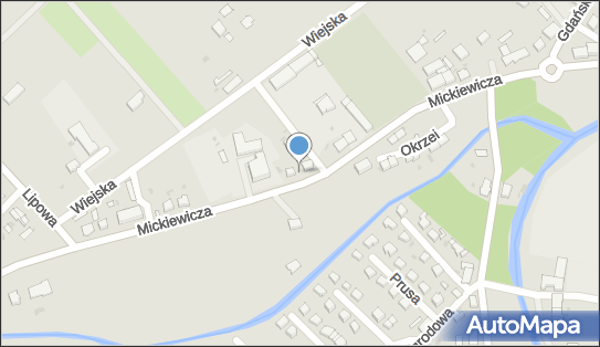 Trasa, Ścieżka Rowery, Adama Mickiewicza 49, Nowy Staw - Rowery - Trasa, Ścieżka