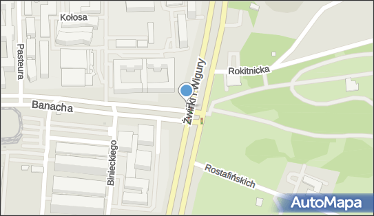 Trasa, Ścieżka Rowery, Banacha Stefana, Warszawa 02-097 - Rowery - Trasa, Ścieżka