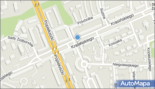 Trasa, Ścieżka Rowery, Krasińskiego Zygmunta, Warszawa 01-530, 01-566, 01-580, 01-581, 01-601, 01-615, 01-755, 01-769, 01-779, 01-784 - Rowery - Trasa, Ścieżka