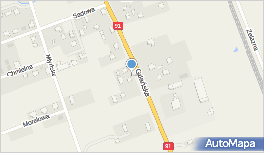 Trasa, Ścieżka Rowery, Gdańska91 13, Różyny 83-031 - Rowery - Trasa, Ścieżka
