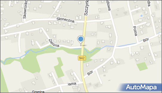 Trasa, Ścieżka Rowery, DW 942, Szczyrkowska, Meszna - Rowery - Trasa, Ścieżka