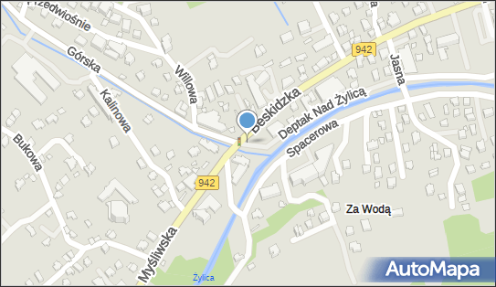 Trasa, Ścieżka Rowery, Deptak nad Żylicą, Szczyrk 43-370 - Rowery - Trasa, Ścieżka