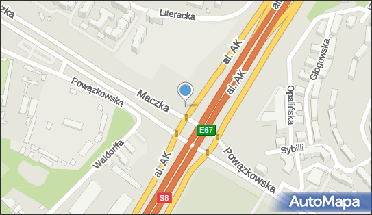 Trasa, Ścieżka Rowery, al. Armii Krajowej, Warszawa - Rowery - Trasa, Ścieżka