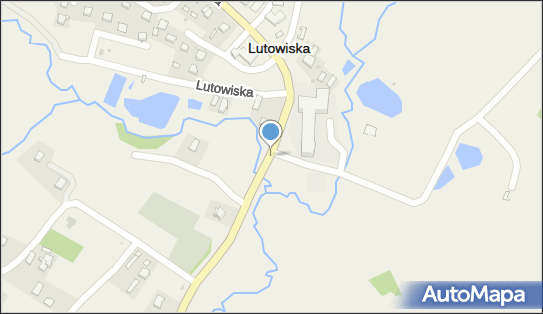 7.0 km, DW 896, Lutowiska - Ryzyko kolizji ze zwierzętami