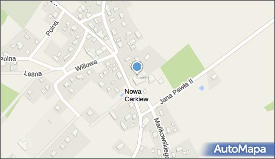 Kościół Rzymskokatolicki, Plac Kościelny, Nowa Cerkiew - Rzymskokatolicki - Kościół