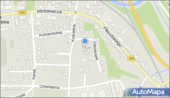 p.w. Nawiedzenia NMP, Kościelna 3, Sucha Beskidzka 34-200 - Rzymskokatolicki - Kościół, numer telefonu