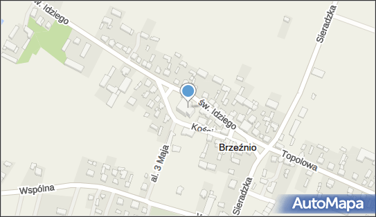 św. Idziego, Kościelna 13, Brzeźnio 98-275 - Rzymskokatolicki - Kościół, numer telefonu