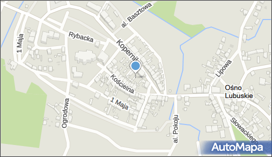 Św. Trójcy, Kopernika Mikołaja 3, Ośno Lubuskie 69-220 - Rzymskokatolicki - Kościół