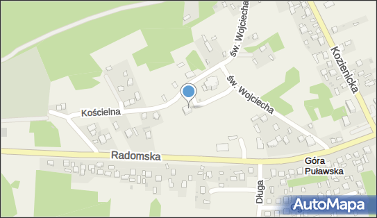 Św. Wojciecha, Kościelna 16, Góra Puławska 24-122 - Rzymskokatolicki - Kościół, numer telefonu