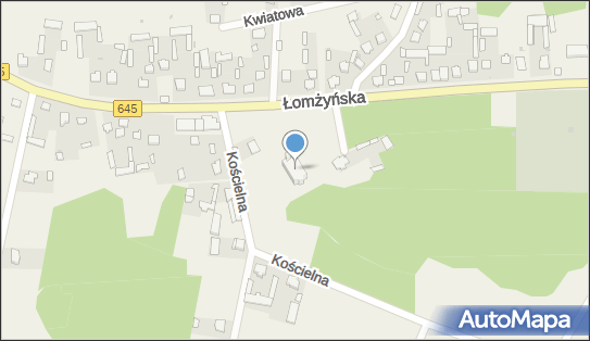 Świętego Wincentego a'Paulo, Łomżyńska645, Zbójna 18-416 - Rzymskokatolicki - Kościół