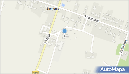 Wszystkich Świętych, DW 913, Siemonia 42-595 - Rzymskokatolicki - Kościół, numer telefonu