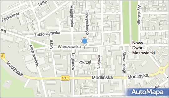 Sklep nocny 24h, DW 631, Warszawska, Nowy Dwór Mazowiecki - Sklep nocny 24h