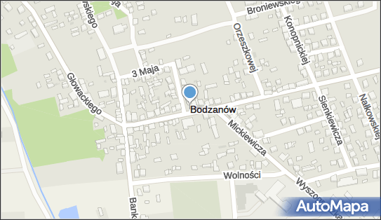 Skrzynka pocztowa, Mickiewicza Adama, Bodzanów 09-470 - Skrzynka pocztowa