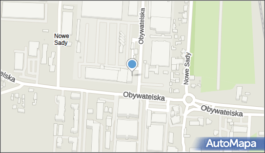 Skrzynka pocztowa, Obywatelska 121/129, Łódź - Skrzynka pocztowa