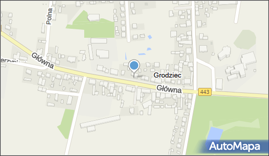 Skrzynka pocztowa, DW443, Główna 20, Grodziec 62-580 - Skrzynka pocztowa