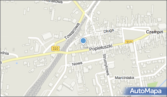 Skrzynka pocztowa, DW310, bł. ks. Jerzego Popiełuszki 16, Czempiń 64-020 - Skrzynka pocztowa