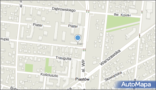 Skrzynka pocztowa, ks. Ignacego Jana Skorupki 2, Piastów - Skrzynka pocztowa