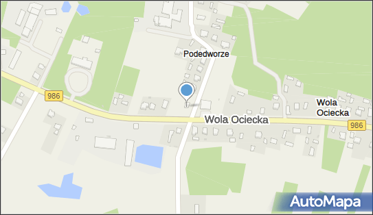 Skrzynka pocztowa, DW986, Wola Ociecka 126, Wola Ociecka 39-104 - Skrzynka pocztowa