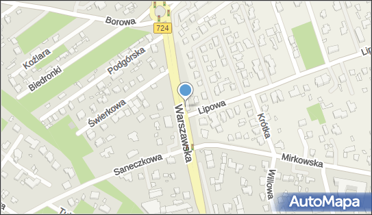 Skrzynka pocztowa, DW 724, Warszawska, Konstancin-Jeziorna - Skrzynka pocztowa
