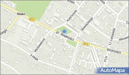 Skrzynka pocztowa, Plac Wolności, Nisko - Skrzynka pocztowa