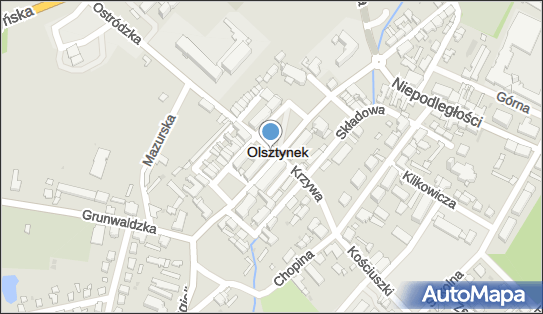 Skrzynka pocztowa, Warszawska 6c, Olsztynek 11-015 - Skrzynka pocztowa