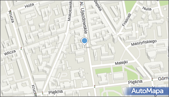 Skrzynka pocztowa, Aleje Ujazdowskie, Warszawa - Skrzynka pocztowa