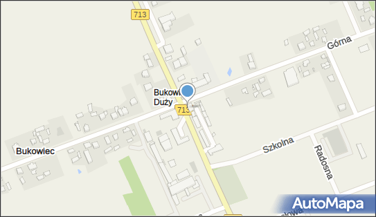 Skrzynka pocztowa, DW 713, Rokicińska, Bukowiec - Skrzynka pocztowa