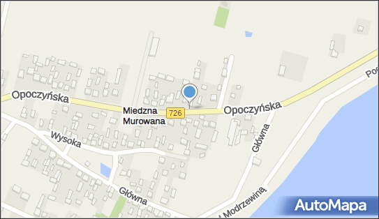 Skrzynka pocztowa, DW726, Opoczyńska 43, Miedzna Murowana 26-330 - Skrzynka pocztowa