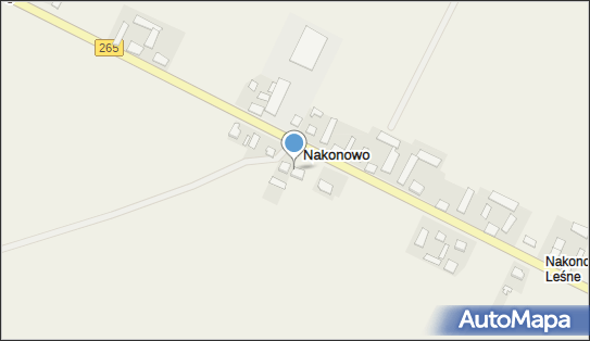 Skrzynka pocztowa, DW 265, Nakonowo - Skrzynka pocztowa